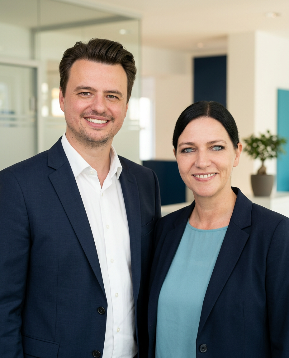Daniel Mattern und Kollegin der Generalagentur Mattern & Kollegen